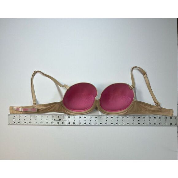 Victoria's Secret PINK Womens Where Everywhere Padded Push-Up Bra Beige Size 38C - Picture 8 of 9